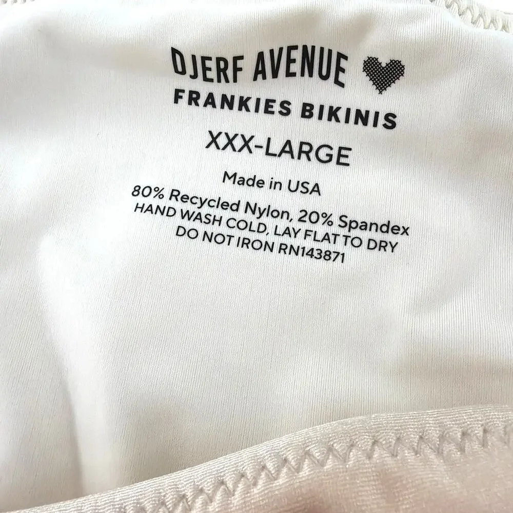 Frankies Bikinis Women's Sand Castle Divine Skimpy Bikini Bottom Size XXXL